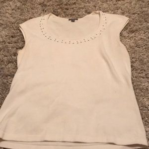 White Ann Taylor shirt